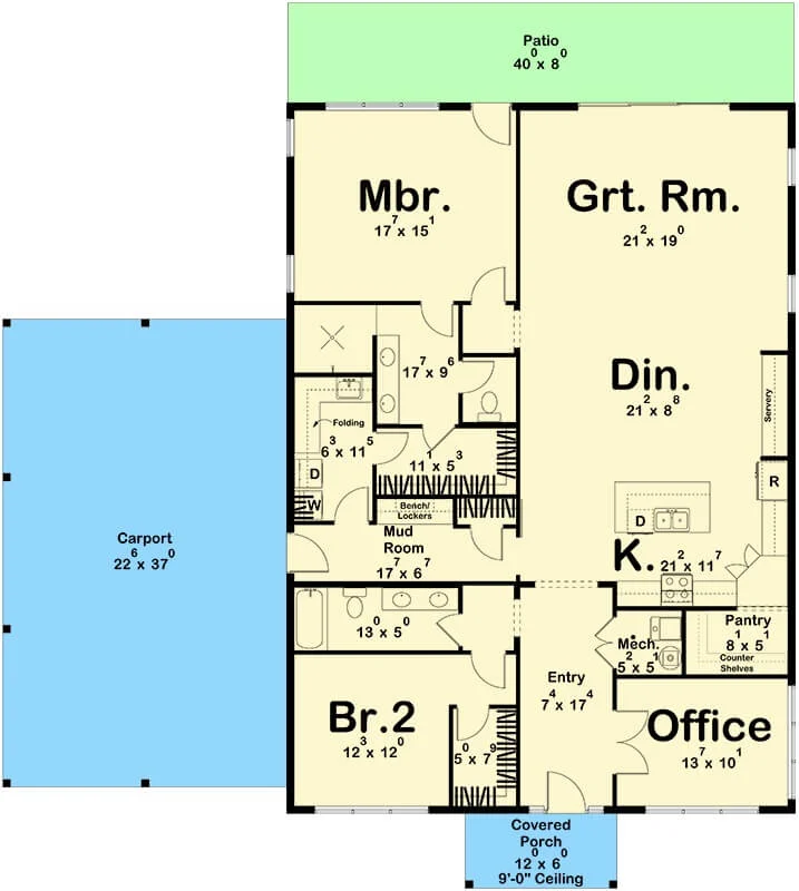 0409 623369DJ modern barndominium architectural designs smallhometours.com 14