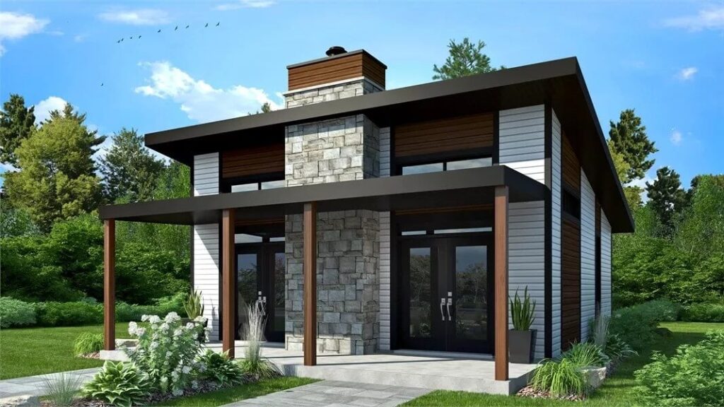 0410 THD 4709 bonzai modern home the house designers smallhometours.com 1