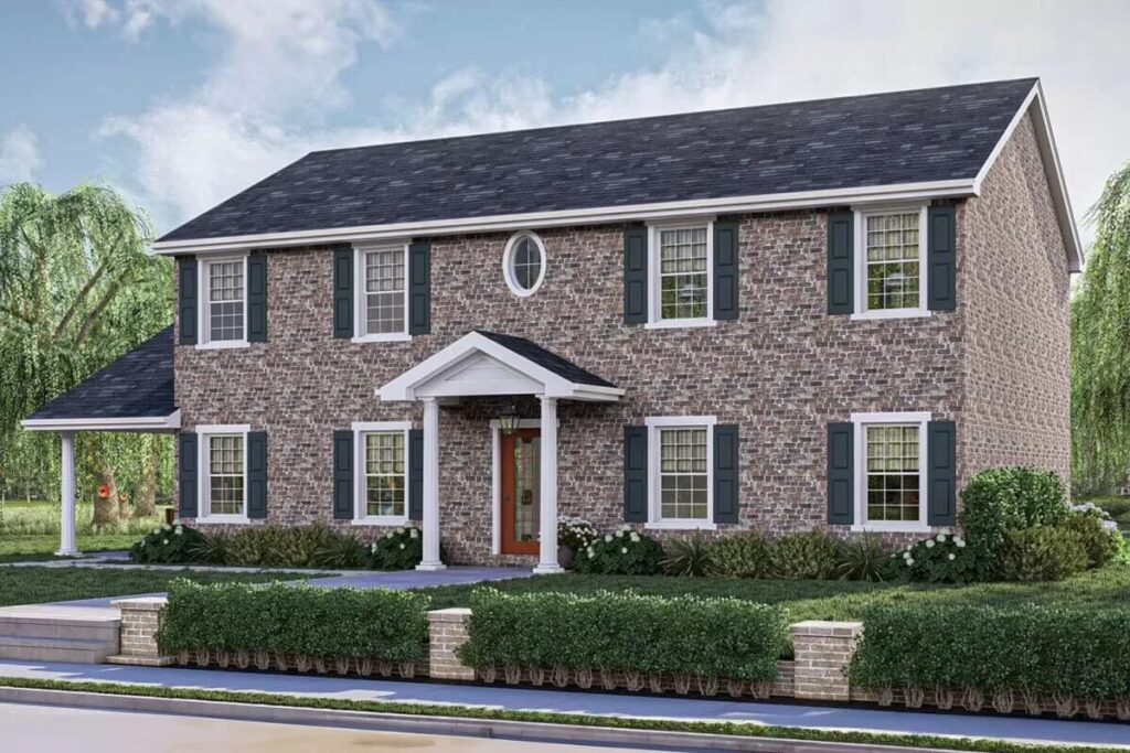 0411 623374DJ colonial home architectural designs smallhometours.com 8