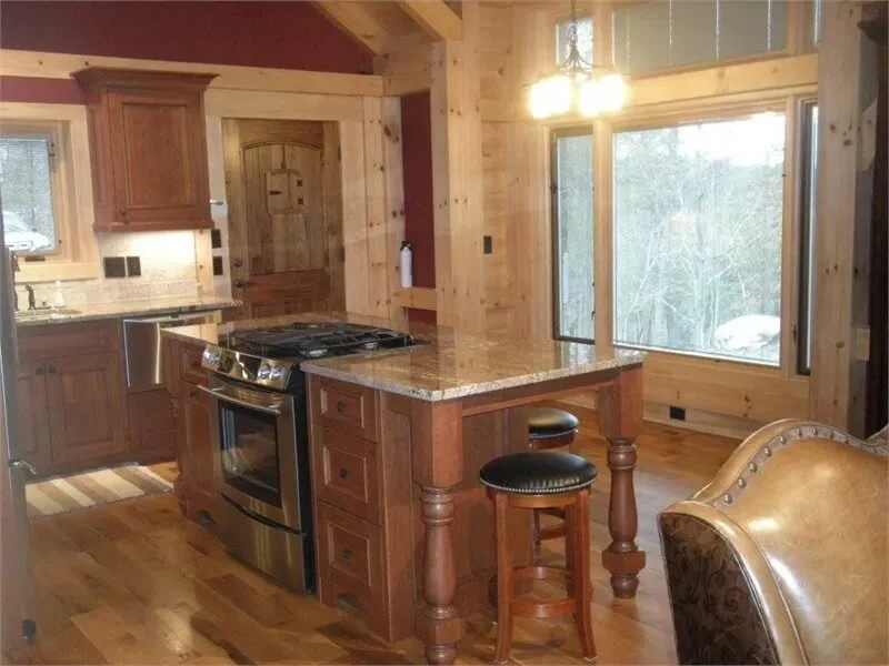 0416 THD 3134 cub creek log house the house designers smallhometours.com 6