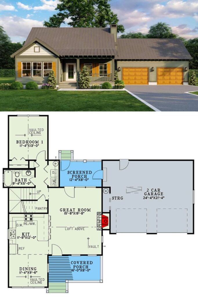 0419 60722ND mountain cabin architectural designs smallhometours.com 2