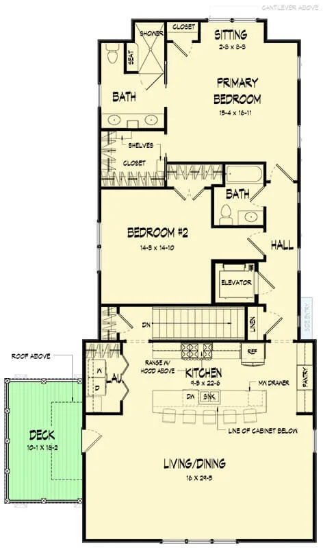 0421 360119DK country carriage home architectural designs smallhometours.com 7