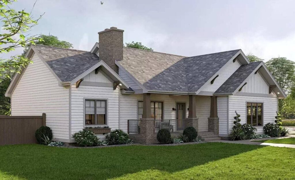 0434 623414DJ craftsman home architectural designs smallhometours.com 5