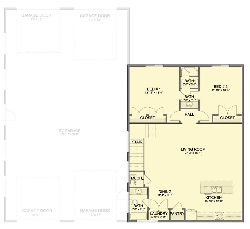 0436 61526UT modern barndominium arcihtectural designs smallhometours.com 10