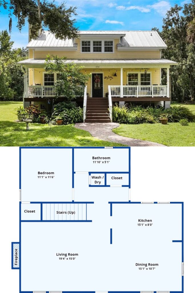 0448 113382847 cottage house plan zillow smallhometours.com 2