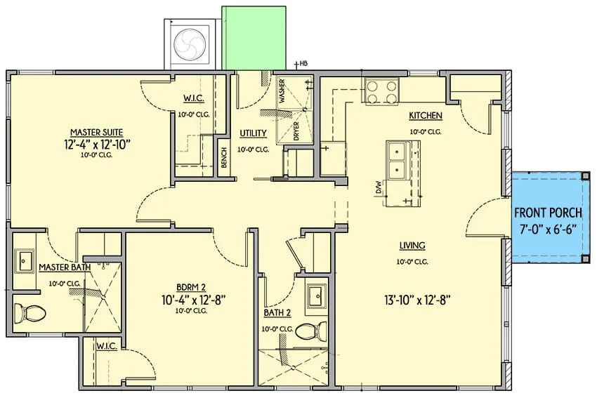 0455 430094LY country cottage architectural designs smallhometours.com 2