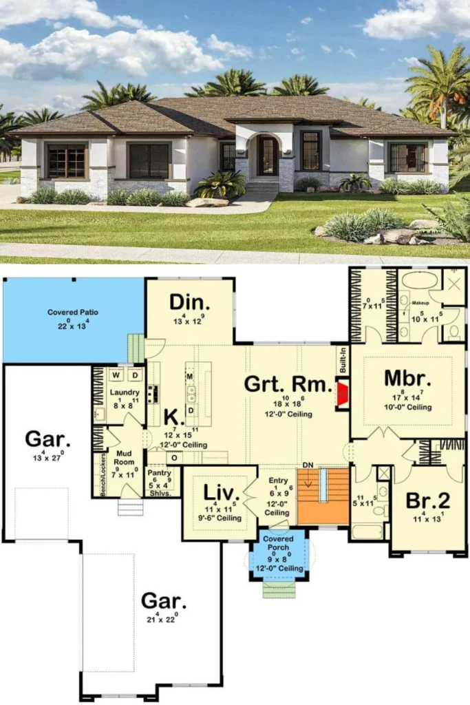 0458 623437DJ mediterranean home architectural designs smallhometours.com 1