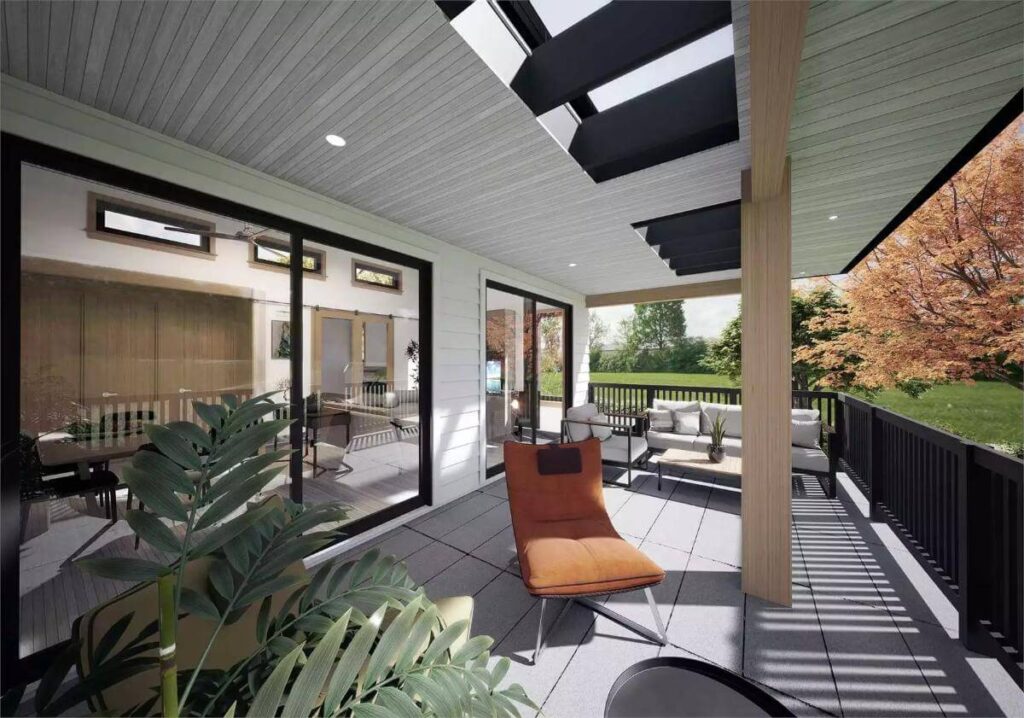 0463 THD 9501 contemporary rustic roost the house designers smallhometours.com 6