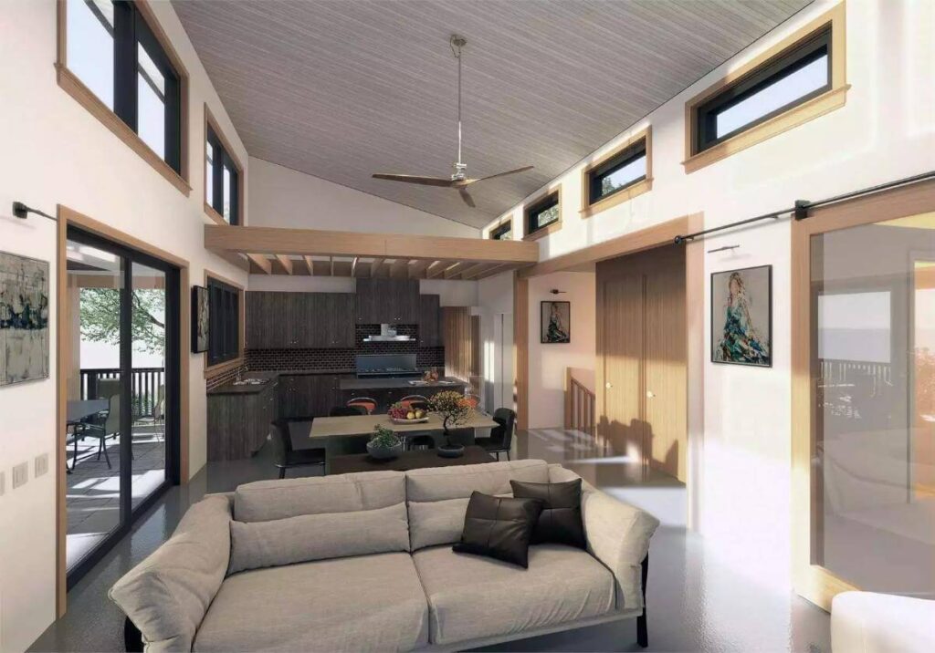 0463 THD 9501 contemporary rustic roost the house designers smallhometours.com 8