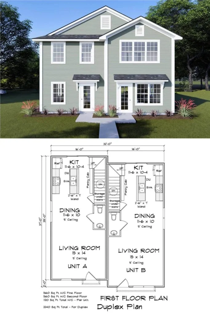 0465 178 1442 cottage duplex the plan collection smallhometours.com 1