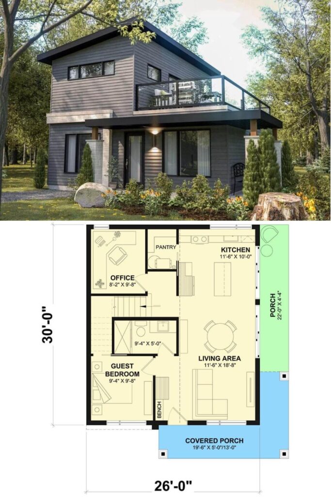 0469 22698DR modern vacation home architectural designs smallhometours.com 2