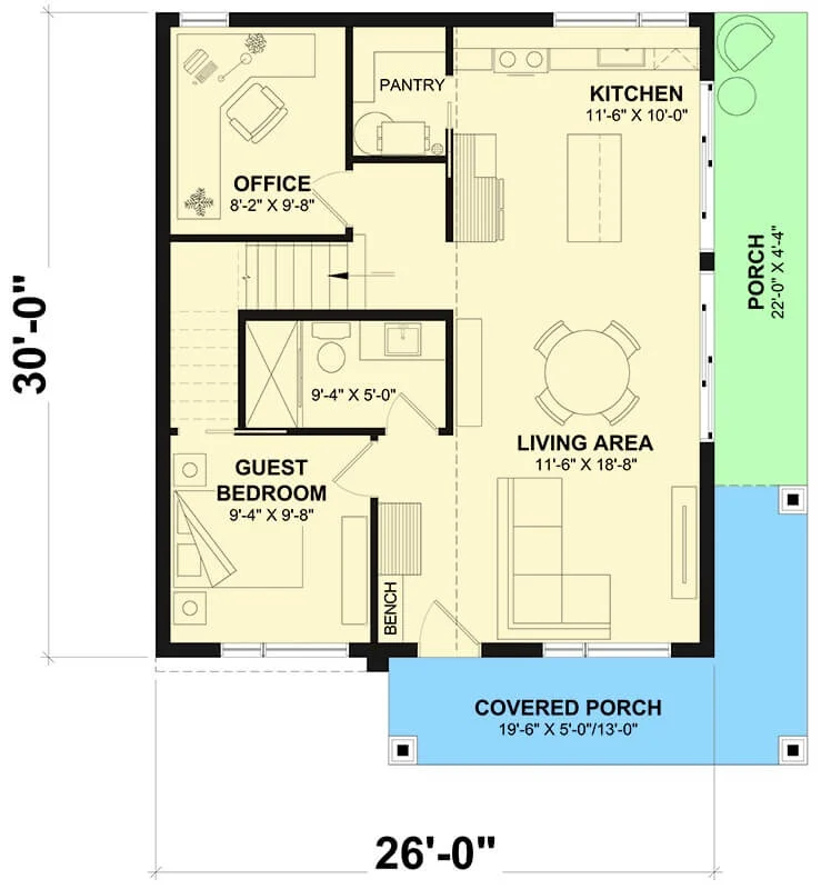 0469 22698DR modern vacation home architectural designs smallhometours.com 2