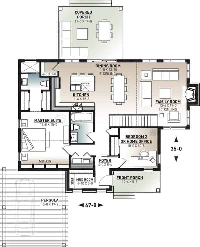 0473 contemporary single story 2 bedroom ranch smallhometours.com 4