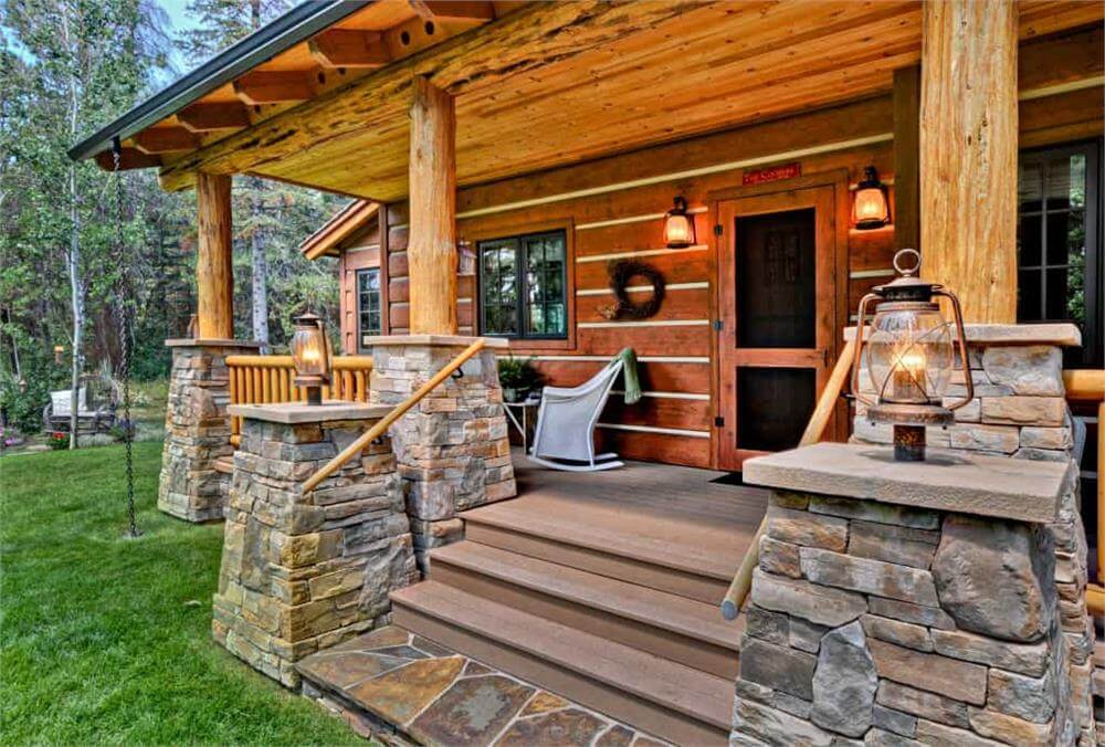 0474 rustic 2 bedroom log cabin 1362 sq ft floor plan smallhometours.com 9