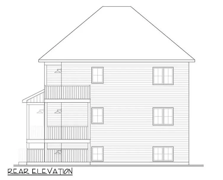 0483 21487DR traditional triplex architectural designs smallhometours.com 2