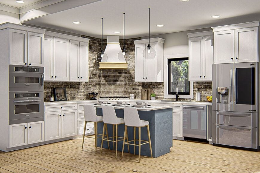 0485 single story 2 bedroom european cottage style home with open concept living smallhometours.com 2