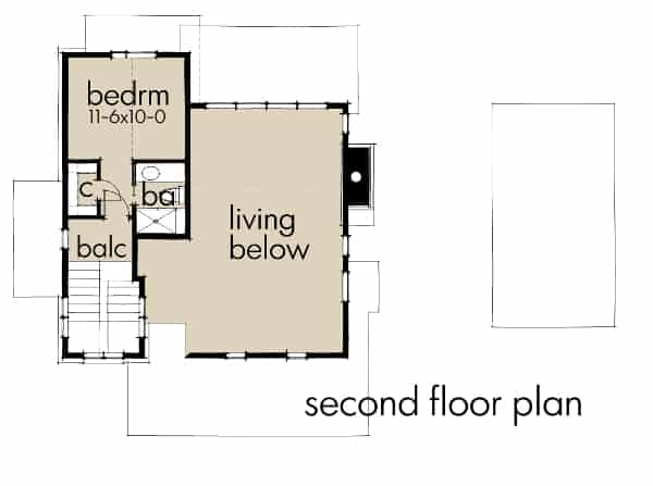 0491 2 bedroom two story colina de cobre cottage for sloping lot smallhometours.com 8