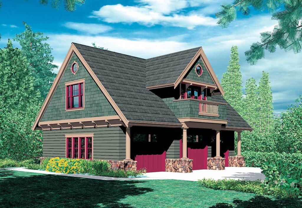 0496 two story 2 bedroom carriage cottage smallhometours.com 8