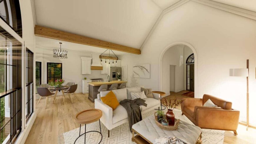 0503 single story european style 2 bedroom cottage smallhometours.com 3