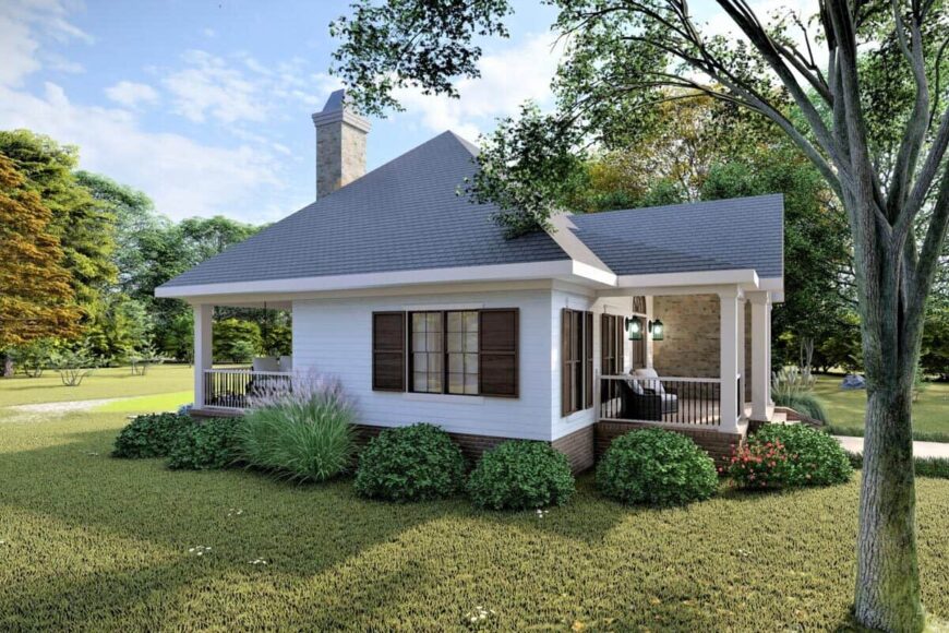 0503 single story european style 2 bedroom cottage smallhometours.com 7