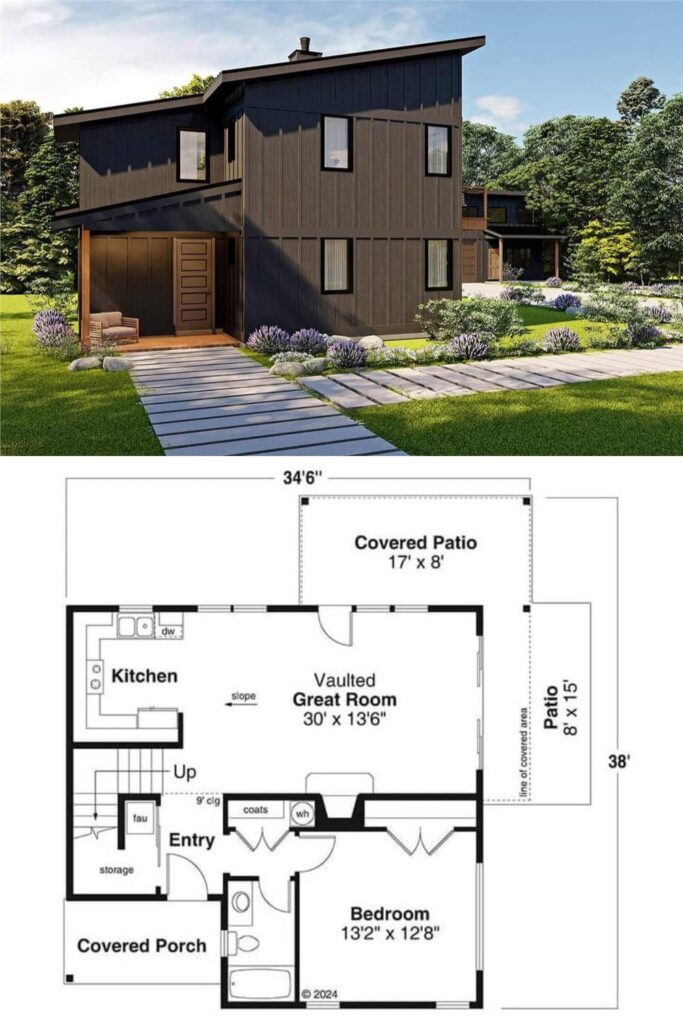 0504 108 2117 contemporary home the house designers smallhometours.com 2