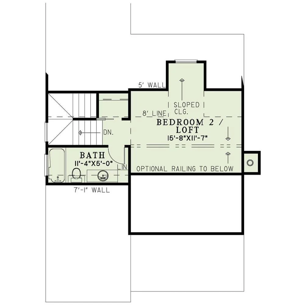 0516 153 2123 rustic home the plan collection smallhometours.com 9