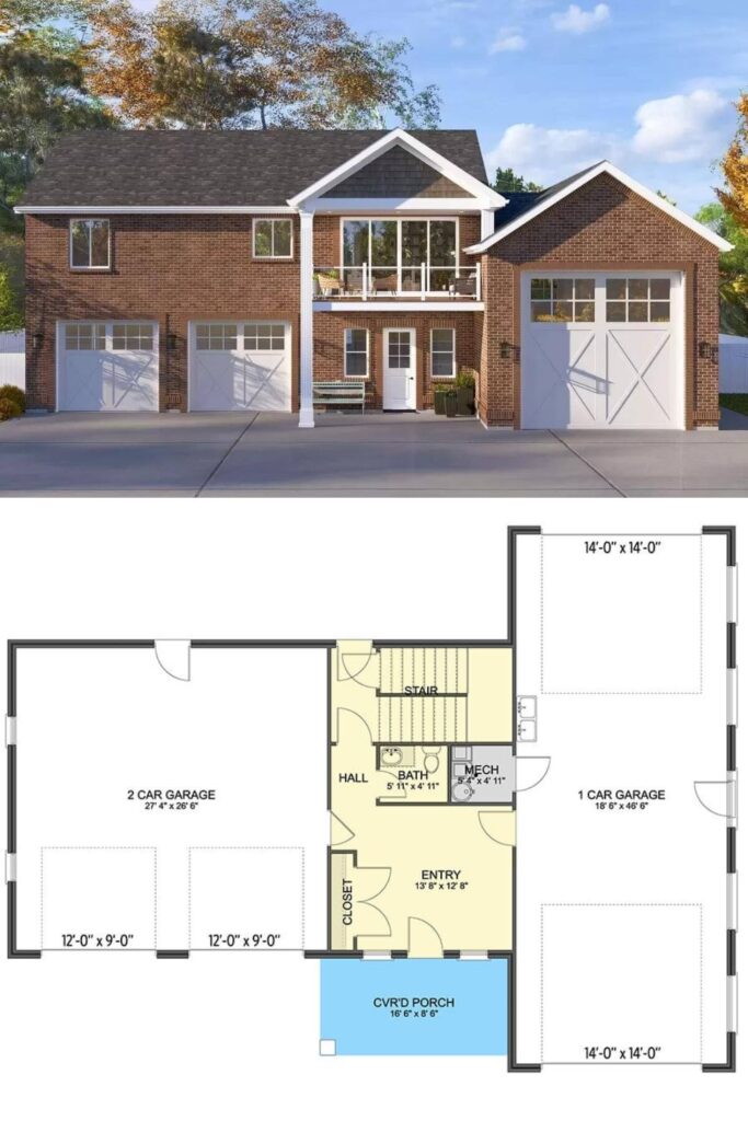0517 61550UT traditional home architectural designs smallhometours.com 2