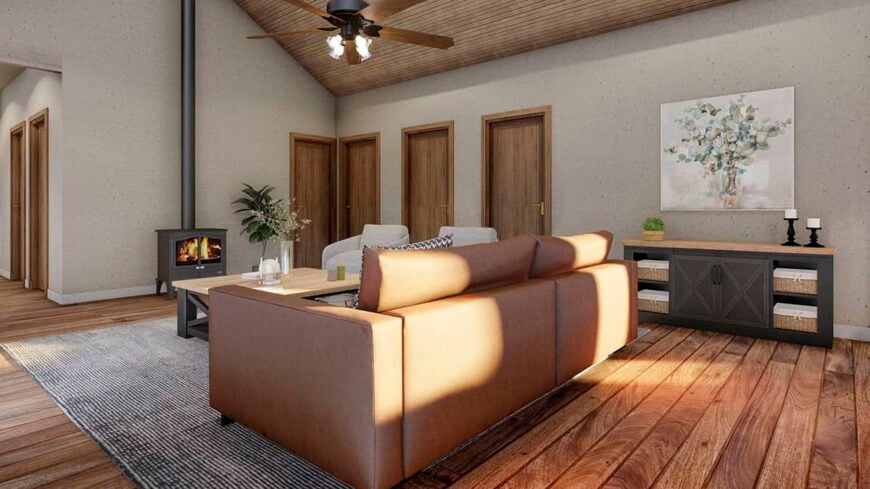 0529 rustic single story 2 bedroom cottage smallhometours.com 4