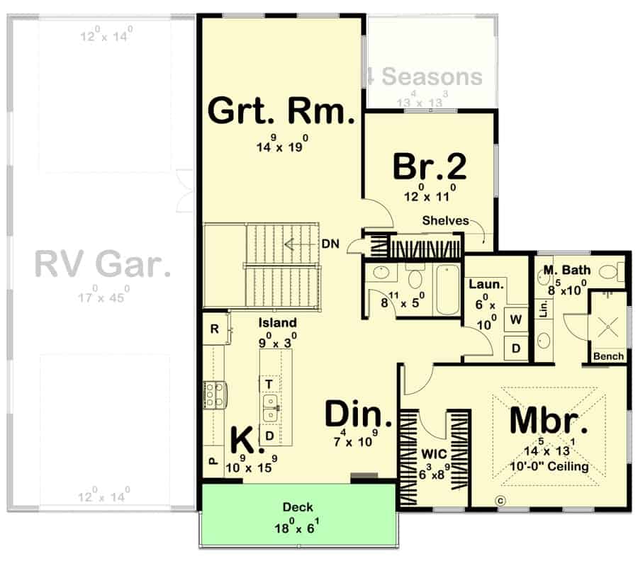 0530 623160DJ new american carriage home architectural design smallhometours.com 14