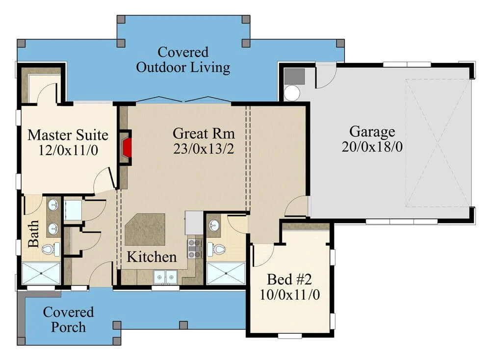 0547 85395MS rustic modern farmhouse architectural designs smallhometours.com 6