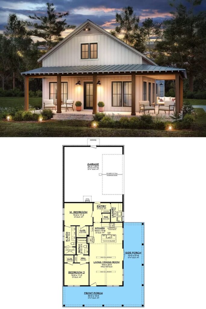 0549 51956HZ barndominium farmhouse architectural designs smallhometours.com 2