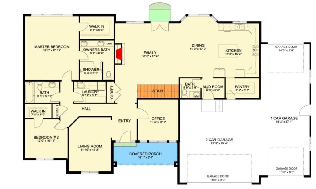 0550 61555UT traditional home architectural designs smallhometours.com 22
