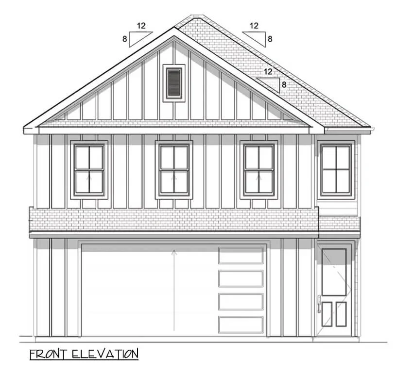 0561 300112FNK modern carriage home architectural designs smallhometours.com 5