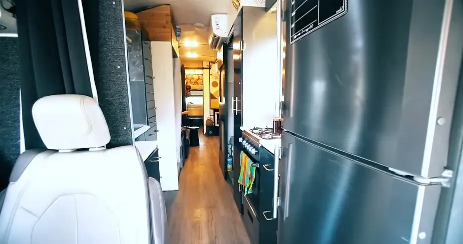 0234 Tiny house for family of 6 school bus conversion smallhometours.com 1