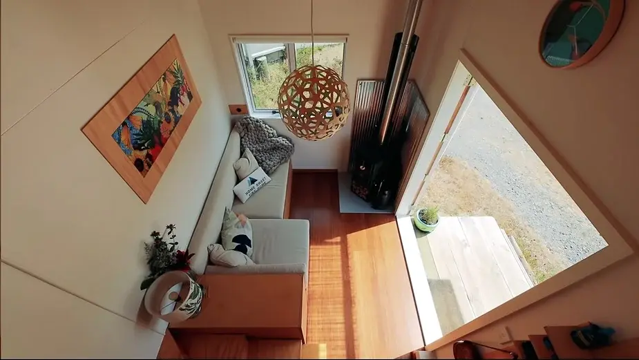 0249 Tiny house with huge movie theatre smallhometours.com 4