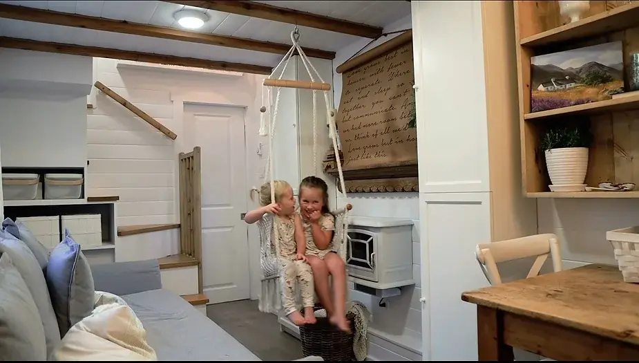 0251 Fabulous farmhouse style tiny home smallhometours.com 3
