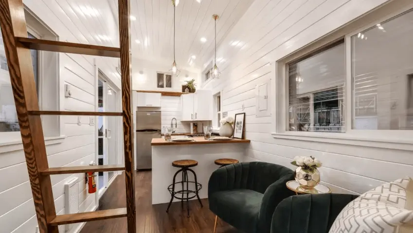 0265 Stunning 34ft custom loft edition tiny house smallhometours.com 5