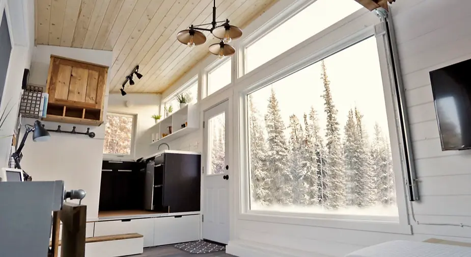 0266 Prepared to fall in love with this modern tiny house with elevator bed smallhometours.com 1