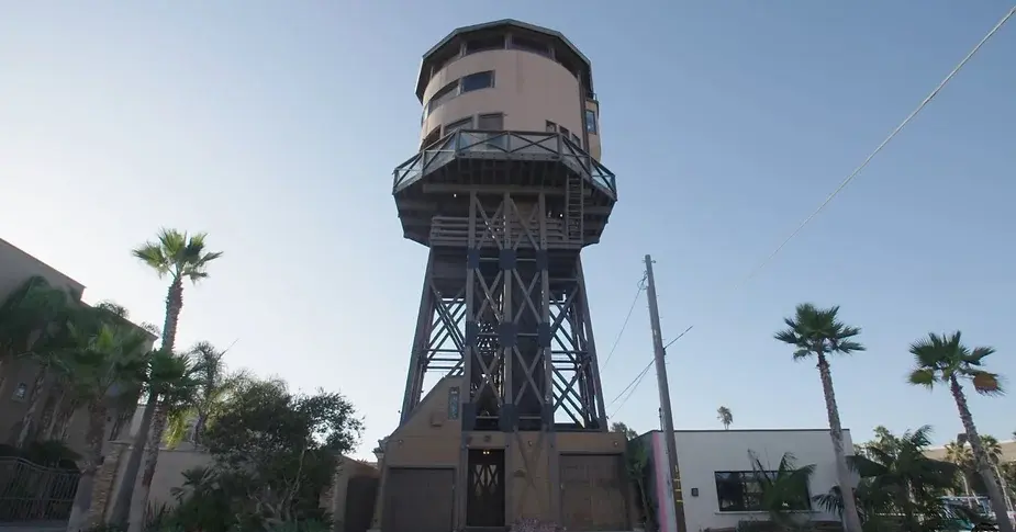 0270 Water tower converted into luxury home with a hidden room smallhometour.com 2