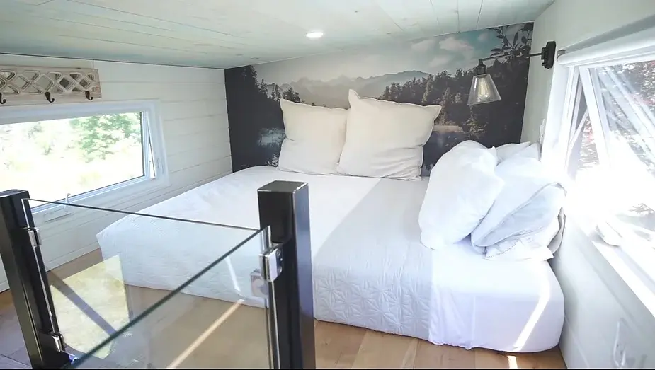 0282 24 ft tiny house on wheels with a rooftop XL kitchen smallhometours.com 8