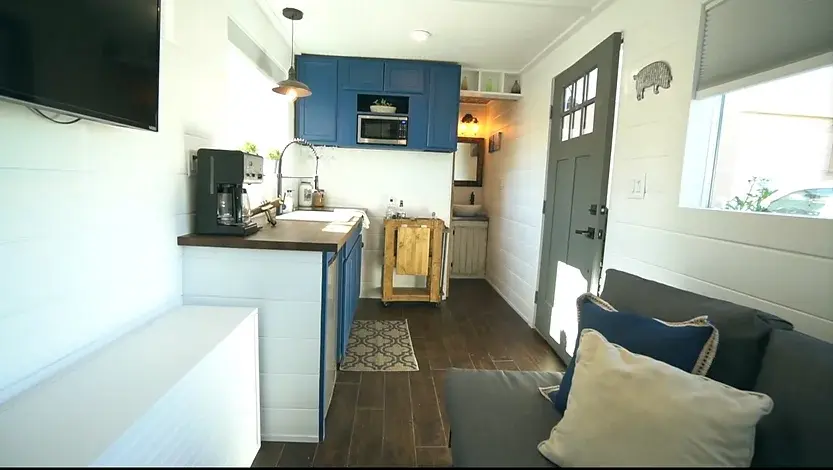 0290 Affordable 8 x 20 shipping container tiny house for 39K smallhometours.com 2