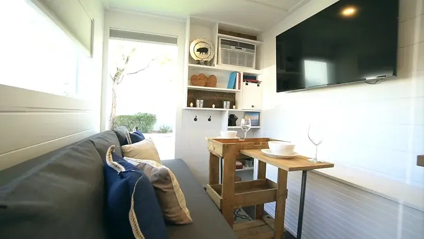 0290 Affordable 8 x 20 shipping container tiny house for 39K smallhometours.com 3