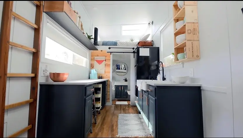 0291 Therapists couple build incredible tiny house from DIY project smallhometours.com 9