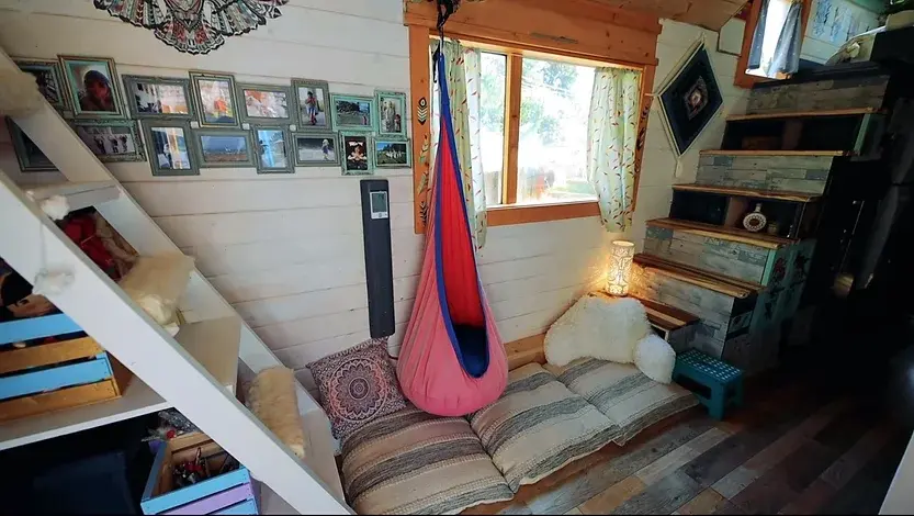 0297 3 bedroom tiny house with huge greenhouse smallhometours.com 2