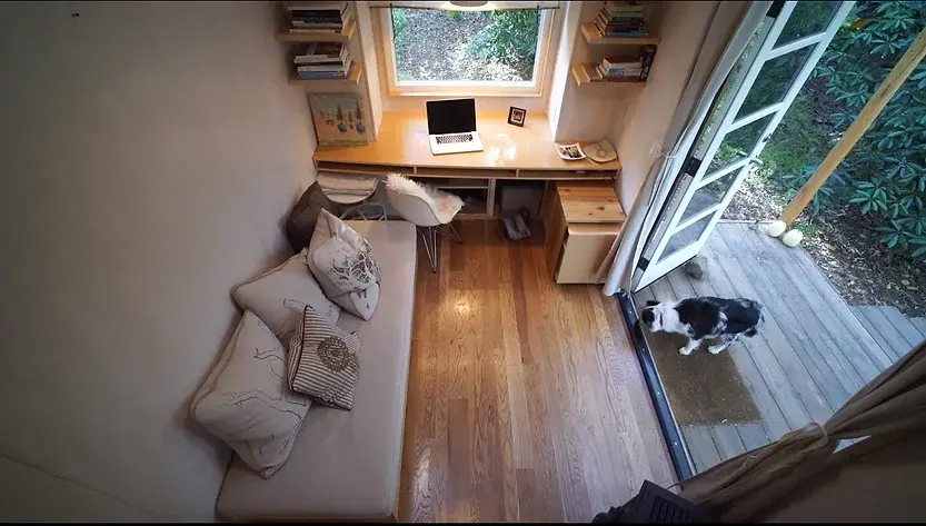 0308 Lady builds affordable zen tiny house for 40000 smallhometours.com 5