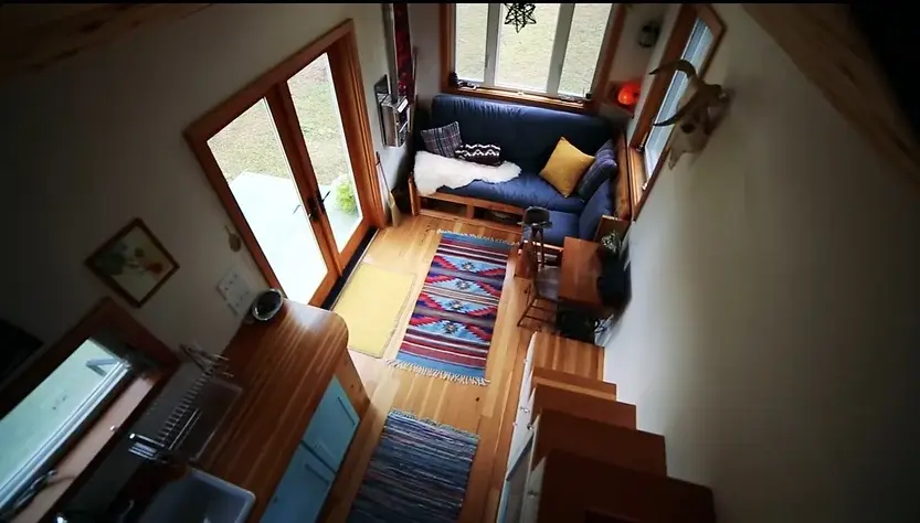0334 Biodegrade 22F off grid green tiny house designed for a sustainable future smallhometours.com 1
