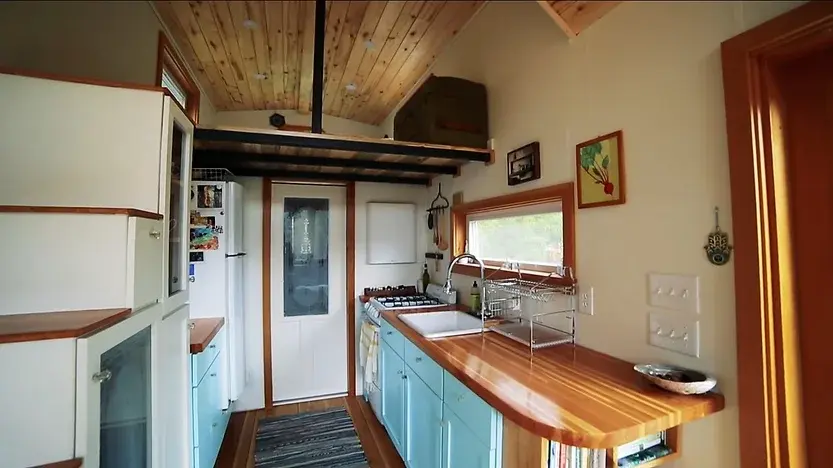 0334 Biodegrade 22F off grid green tiny house designed for a sustainable future smallhometours.com 8