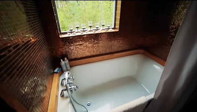 0339 Spectacular off grid tiny house with geodesic dome greenhouses growing organic food smallhometours.com 7