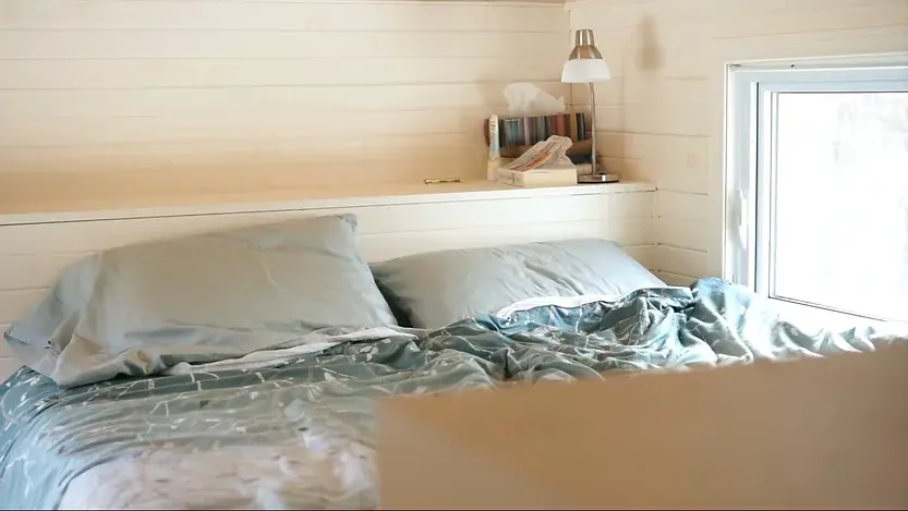 0343 6000 CAD trailer converted into tiny house for financial freedom smallhometours.com 2