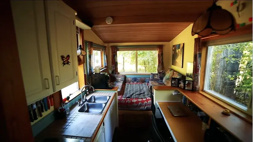 0349 70 year old builds off grid tiny house for allowing him to live big in his retirement smallhometours.com 1